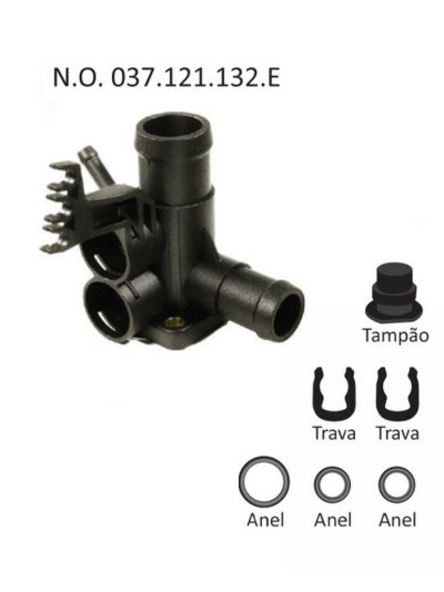 FLANGE FLUXO DE AGUA DO GOLF GL | GLX 94 | 99
